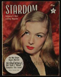 4s186 STARDOM magazine May 1943 Veronica Lake by Whitey Schafer, Judy Garland in color!