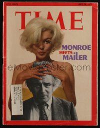 4s169 TIME magazine July 16, 1973 Marilyn Monroe meets Norman Mailer, sexy photo shoot in color!