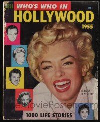 4s157 WHO'S WHO IN HOLLYWOOD magazine '55 Marilyn Monroe, On the Waterfront, Audrey Hepburn +more!