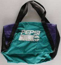 4s072 PEPSI green 16x23 duffel bag '00s carry around all your stuff in style, logo on the side!