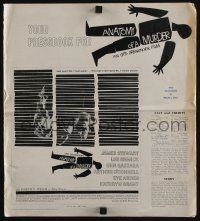 4s332 ANATOMY OF A MURDER pressbook '59 Otto Preminger, filled with lots of Saul Bass artwork!