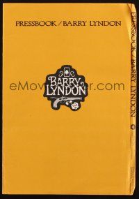 4s345 BARRY LYNDON pressbook '75 Stanley Kubrick, Ryan O'Neal, historical romantic war melodrama!