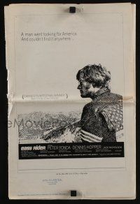 4s439 EASY RIDER pressbook '69 Peter Fonda, motorcycle biker classic directed by Dennis Hopper!