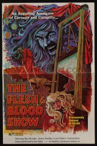 4s457 FLESH & BLOOD SHOW pressbook73 appalling amalgam of carnage & carnality, gruesome Ekaleri art!
