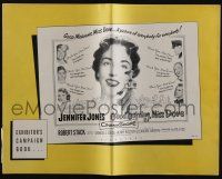 4s484 GOOD MORNING MISS DOVE pressbook '55 great images of pretty teacher Jennifer Jones!