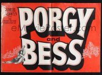 4s642 PORGY & BESS pressbook '59 art of Sidney Poitier, Dorothy Dandridge & Sammy Davis Jr.!