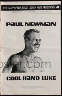 4s400 COOL HAND LUKE pressbook '67 Paul Newman prison escape classic, great images & content!