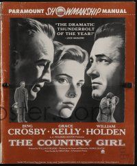 4s402 COUNTRY GIRL pressbook '54 Grace Kelly, Bing Crosby, William Holden, by Clifford Odets!