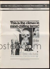 4s446 EYE OF THE DEVIL pressbook '67 Deborah Kerr, David Niven, Sharon Tate, mind-chilling terror!