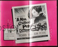 4s564 MAN CALLED PETER pressbook '55 Richard Todd & Jean Peters make your heart sing with joy!