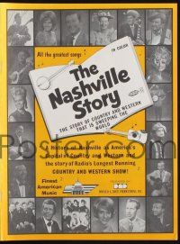 4s598 NASHVILLE STORY pressbook '70s the best Tennessee country western music stars!