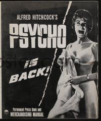 4s646 PSYCHO pressbook R65 sexy half-dressed Janet Leigh, Anthony Perkins, Alfred Hitchcock