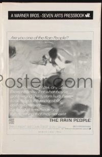4s649 RAIN PEOPLE pressbook '69 Francis Ford Coppola, Robert Duvall, cool images!