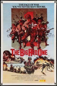 4t074 BIG RED ONE int'l 1sh '80 directed by Samuel Fuller, Lee Marvin, Mark Hamill in WWII!