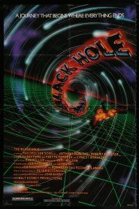 4t080 BLACK HOLE advance 1sh '79 Disney sci-fi, cool art of Schell, Anthony Perkins, Robert Forster