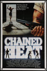 4t126 CHAINED HEAT 1sh '83 Linda Blair, 2000 chained women stripped of everything they had!