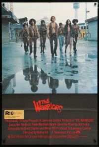 4t944 WARRIORS English 1sh '79 Walter Hill, cool image of Michael Beck, James Remar & more!