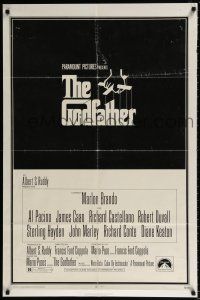 4t307 GODFATHER 1sh '72 Francis Ford Coppola crime classic, great art by S. Neil Fujita!