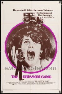 4t328 GRISSOM GANG style A int'l 1sh '71 Robert Aldrich, Kim Darby is kidnapped by psychotic killer