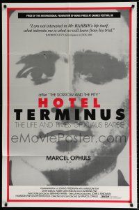 4t372 HOTEL TERMINUS int'l 1sh '88 Marcel Ophuls directs the life of Klaus Barbie!