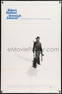 4t413 JEREMIAH JOHNSON style C 1sh '72 cool image of Robert Redford, directed by Sydney Pollack!