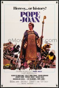 4t700 POPE JOAN int'l 1sh '72 Olivia De Havilland, Lesley-Anne Down, Trevor Howard