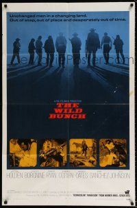 4t965 WILD BUNCH int'l 1sh '69 Sam Peckinpah cowboy classic, William Holden & Ernest Borgnine!