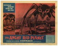 4w222 ANGRY RED PLANET LC #8 '60 great artwork of gigantic drooling bat-rat-spider creature!