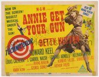 4w016 ANNIE GET YOUR GUN TC '50 full-length art of Betty Hutton as the greatest sharpshooter!
