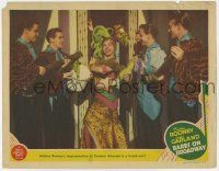 4w236 BABES ON BROADWAY LC '41 great full-length image of Mickey Rooney dressed as Carmen Miranda!