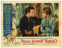 4w245 BEACH BLANKET BINGO LC #1 '65 directed by William Asher, John Ashley yells at Deborah Walley!