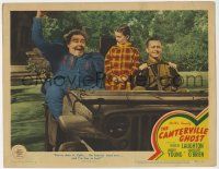 4w316 CANTERVILLE GHOST LC #7 '44 Robert Young, Margaret O'Brien & Charles Laughton in jeep!