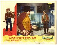 4w317 CANYON RIVER LC '56 cowboy George Montgomery in the killer land west of Wyoming!