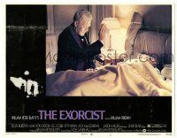4w450 EXORCIST LC #3 '74 c/u Von Sydow & possessed Linda Blair, the power of Christ compels you!
