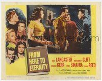 4w490 FROM HERE TO ETERNITY LC '53 Frank Sinatra, Montgomery Clift & sexy Donna Reed in brothel!