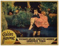 4w515 GOLDEN HARVEST LC '33 Chester Morris carries pretty Genevieve Tobin across water!