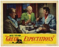 4w525 GREAT EXPECTATIONS LC #4 '47 John Mills is shocked to meet Finlay Currie and Alec Guinness!