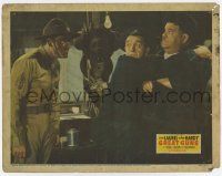 4w526 GREAT GUNS LC '41 sergeant with dirty face glares at scared Stan Laurel & Oliver Hardy!
