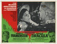 4w573 HORROR OF FRANKENSTEIN/SCARS OF DRACULA LC #5 '71 the blood-brothers of horror & terror!