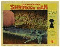 4w596 INCREDIBLE SHRINKING MAN LC #3 '57 tiny Grant Williams by giant yarn ball & scissors!