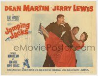 4w629 JUMPING JACKS LC #8 '52 wacky Jerry Lewis, happy Dean Martin, sexy Mona Freeman!