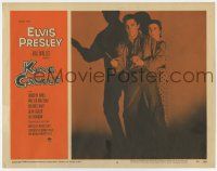 4w640 KING CREOLE LC #6 '58 close up of Elvis Presley with knife, Michael Curtiz, Harold Robbins