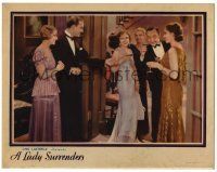 4w649 LADY SURRENDERS LC '30 Vivian Oakland, Franklin Pangborn & more in dresses & tuxedos w/ drinks