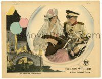 4w650 LADY WHO LIED LC '25 Lewis Stone & Virginia Valli in love beneath the Venician moon!