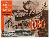 4w061 LEGEND OF LOBO TC R72 Walt Disney, King of the Wolfpack, cool images of wolf being hunted!