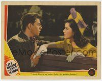 4w664 LIFE BEGINS FOR ANDY HARDY LC '41 Mickey Rooney tells Ann Rutherford goodbye forever!