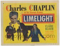 4w064 LIMELIGHT TC '52 Charlie Chaplin & pretty Claire Bloom, Sydney Chaplin, Nigel Bruce!