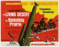 4w066 LIVING DESERT/VANISHING PRAIRIE TC '71 great images from Walt Disney wildlife double-bill!
