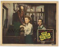 4w685 LUCK OF THE IRISH LC #3 '48 smoking Tyrone Power & Anne Baxter by old man on stairs!
