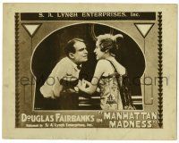 4w704 MANHATTAN MADNESS LC R10s cowboy Douglas Fairbanks romances Jewel Carmen in New York City!